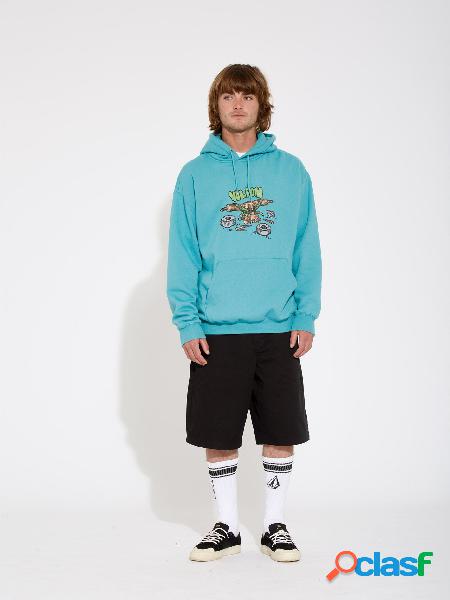 Volcom Sudadera con capucha Todd Bratrud - TEMPLE TEAL
