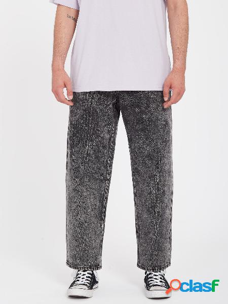 Volcom Vaqueros Billow Tapered - LIGHT ACID BLACK