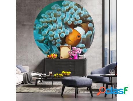 Wallart Papel De Parede Circular Nemo The Anemonefish 142,5