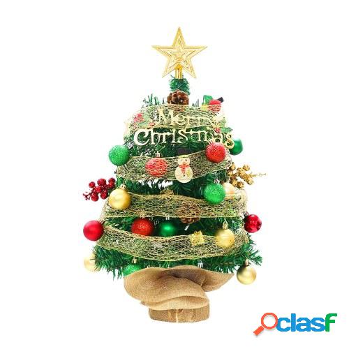 Árbol de Navidad de mesa de 2 pies con estrella superior