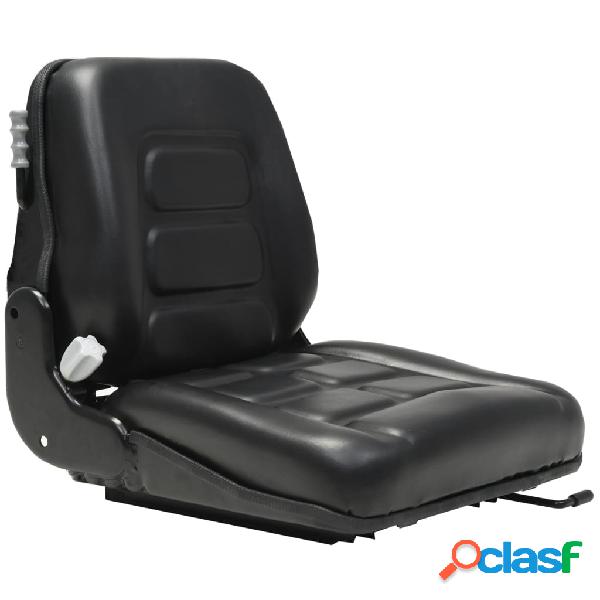 vidaXL Asiento de carretilla elevadora y tractor respaldo