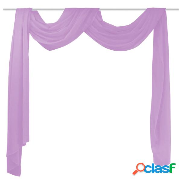 vidaXL Cortina de gasa 140x600 cm lila