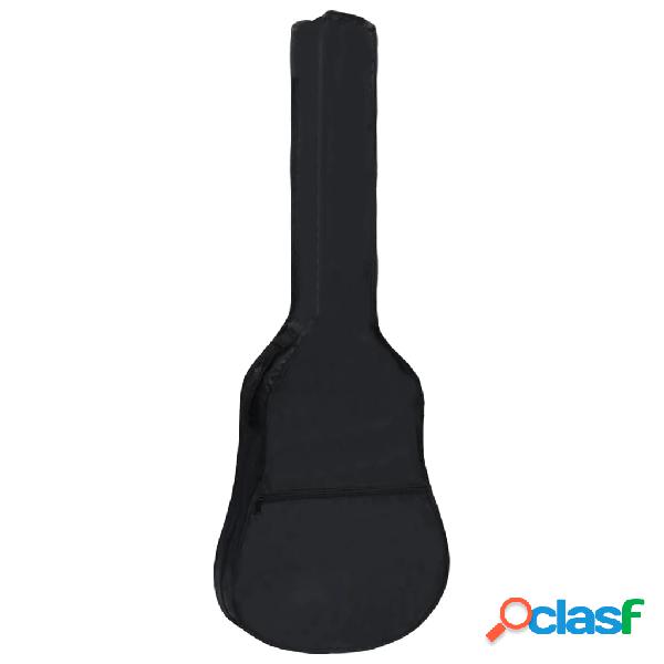 vidaXL Funda para guitarra clásica 1/2 tela negro 94x35 cm