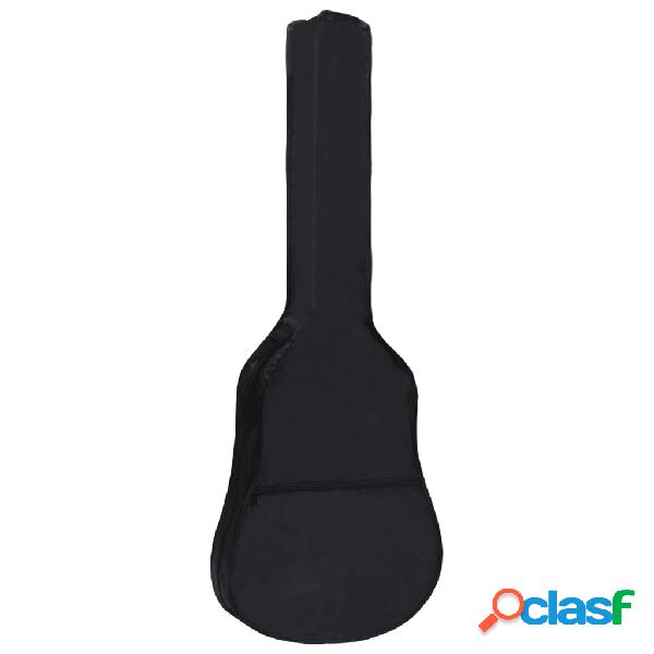 vidaXL Funda para guitarra clásica 3/4 tela negro 94x35 cm