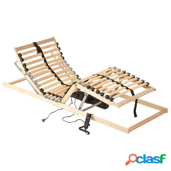 vidaXL Somier de láminas eléctrico con 28 láminas 7