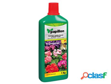 Abono liquido papillon geranios y flores 1kg