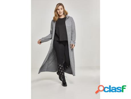 Abrigo URBAN CLASSICS Poliéster Mujer (5XL - Negro)