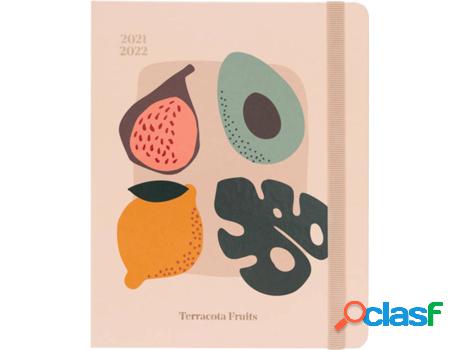 Agenda Escolar ERIK EDITORES Terracota Fruits (2021/2022 -