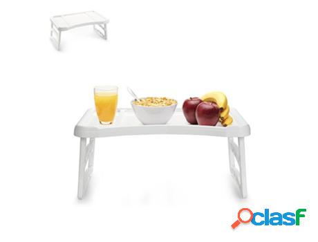 Bandeja cama plegable blanca
