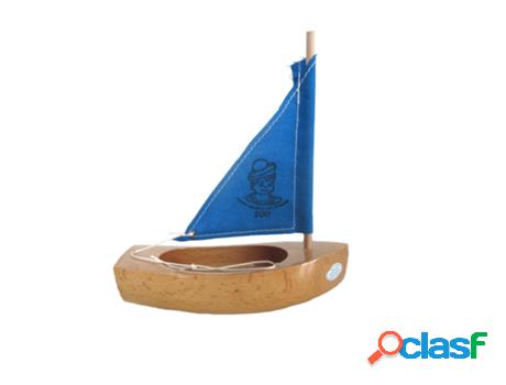 Barco TIROT (Madera - Azul - 17 cm)