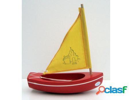 Barco TIROT (Madera - Rojo - 20 cm)