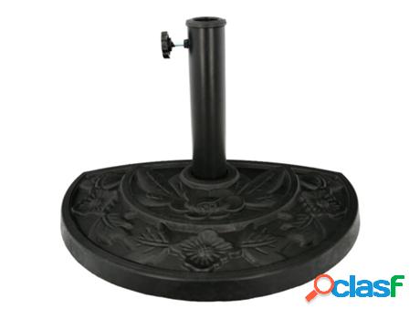 Base sombrilla a pared 53.5 x 52 x 9.5 cm.