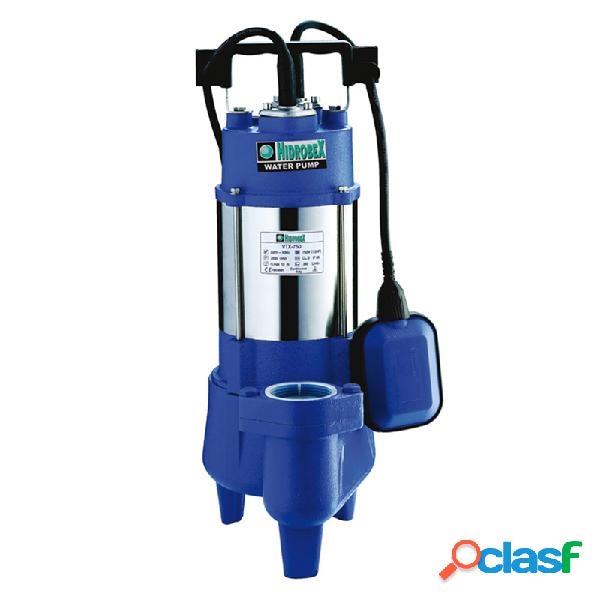 Bomba de agua sucia sumergible hidrobex vtx-1500f aut