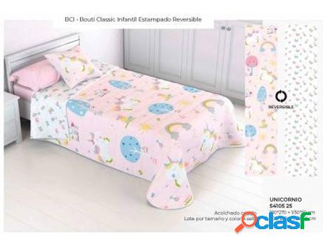 Bouti Reversible Unicornio 54105 Rosa 105 cm