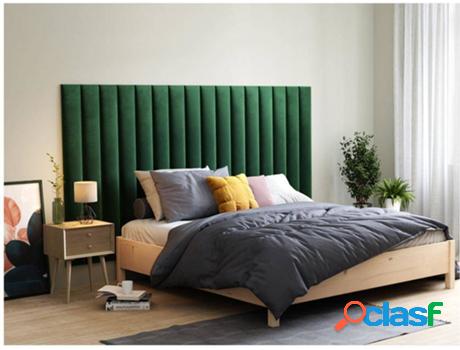 Cabecero de Cama de Cama VENTE UNIQUE Gonda (Verde - Tejido