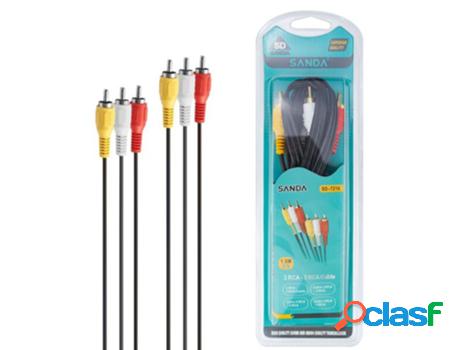 Cable 3 Rca 3 Rca SANDA Sd-7216