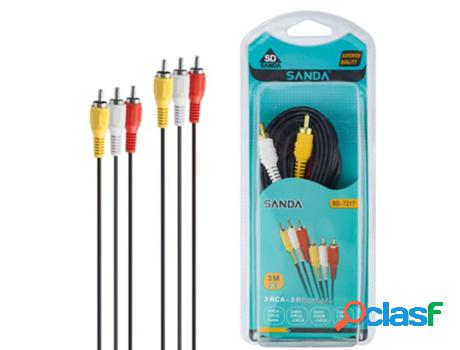 Cable 3 Rca 3 Rca SANDA Sd-7217
