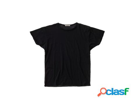 Camiseta NUDIE JEaños Algodón Hombre (XS - Negro)