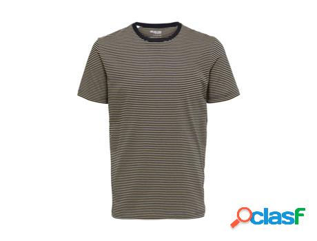 Camiseta SELECTED Hombre (Multicolor - L)
