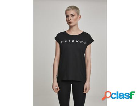 Camiseta URBAN CLASSICS Algodón Mujer (M - Negro)