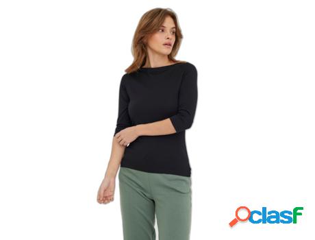 Camiseta de Manga 3/4 Para Mujer Vero Moda Panda Modal (Tam: