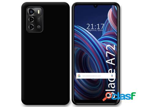 Carcasa ZTE Blade A72 TUMUNDOSMARTPHONE Silicona Negro