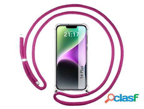 Carcasa iPhone 14 Plus (6.7) TUMUNDOSMARTPHONE Colgante Rosa