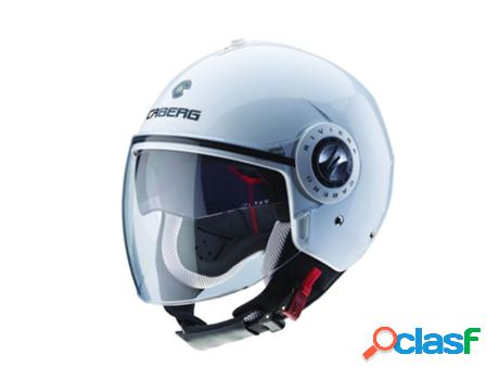 Casco de Moto CABERG Jet Riviera v3 (Blanco - XS)