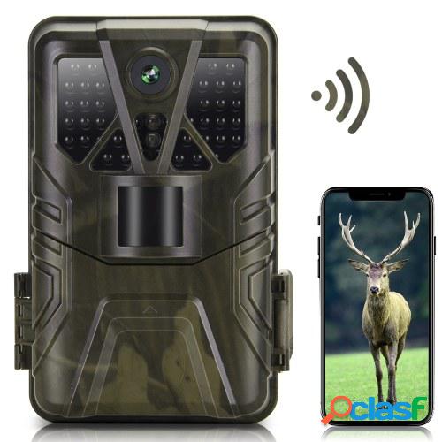 Cámara WiFi Trail 4K 36MP BT App Control cámara de caza