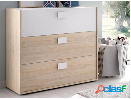Cómoda VENTE UNIQUE Sonia (Roble - Painel de Partículas -