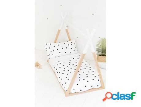 Colcha Infantil SOKIOS (100 x 120 - Poliéster - Blanco)