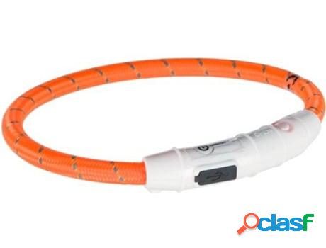 Collar para Perros TRIXIE Flash Light Usb Naranja (M-L)