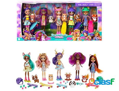 Conjunto 5 MuÁÂÁÂÁÂÁ±ecas ENCHANTIMALS City Tails