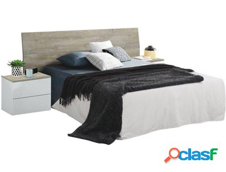 Conjunto de 2 Mesitas de Noche HABITDESIGN New Dreams Blanco