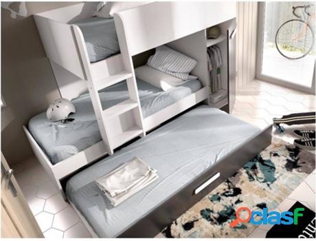 Conjunto de Cuarto VENTE UNIQUE Tom 03K4524364 (Blanco, Gris