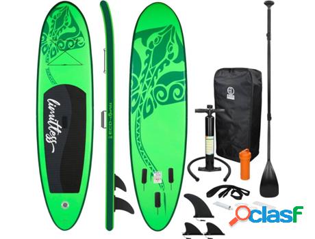 Conjuntos de Paddle Surf ECD GERMANY Limitless verde (308 x