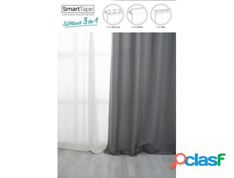 Cortina SOKIOS Lotus (110 x 140 - Poliéster - Gris)