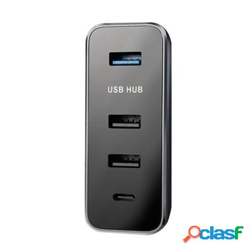 Estación de acoplamiento USB en coche Guantes Caja Splitter