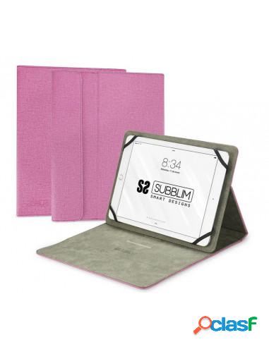 FUNDA TABLET SUBBLIM CLEVER STAND CASE 10.1 PINK
