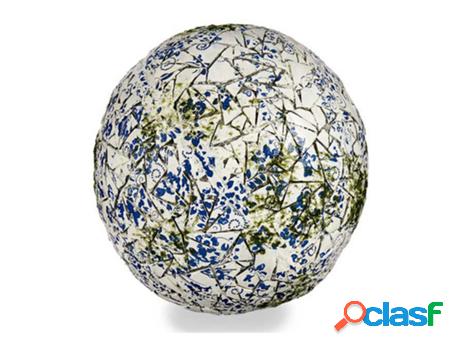 Figura Decorativa Para Jardín Mosaico Bola Poliresina (31,5