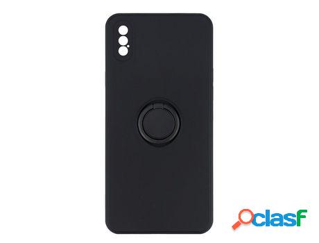 Funda ACCETEL para iPhone X / XS Gel O-Ring Negro