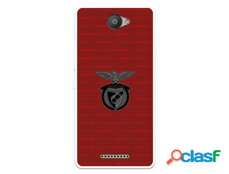 Funda Para Bq Aquaris U Del Escudo Fondo Granate - Licencia
