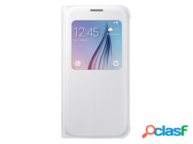 Funda SAMSUNG Galaxy S6 S-View Blanco