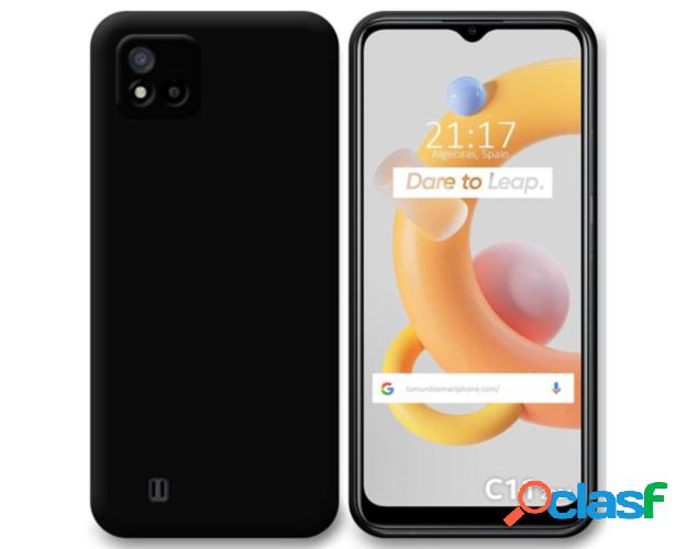 Funda Silicona Gel TPU Negra para Realme C11 2021