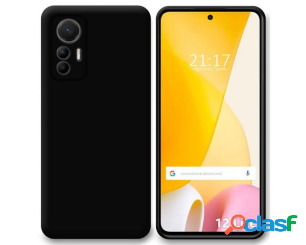 Funda Silicona Gel TPU Negra para Xiaomi 12 Lite 5G