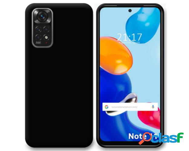 Funda Silicona Gel TPU Negra para Xiaomi Redmi Note 11 / 11s