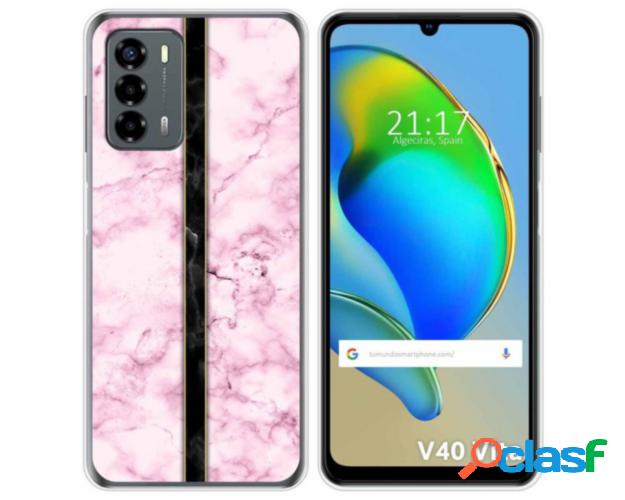 Funda Silicona para ZTE Blade V40 Vita diseño Mármol 04