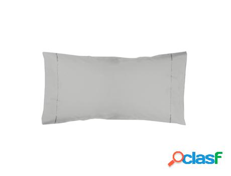 Funda de Almohadas SOKIOS Liso (45 x 170 - Algodón - Gris)