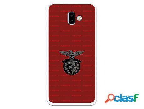 Funda para Samsung Galaxy J6 Plus del Escudo Fondo Granate -
