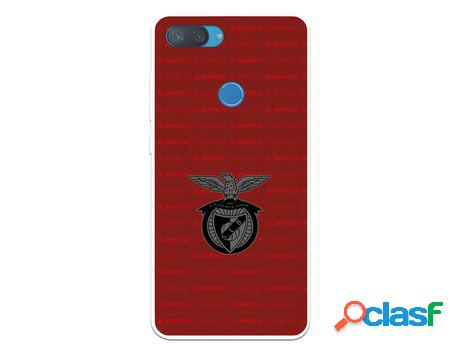 Funda para Xiaomi Mi 8 Lite del Escudo Fondo Granate -